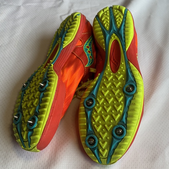 Saucony Kilkenny Track & Field Shoes sprinting Cleats Spikes Size 8.5 Running - Picture 6 of 6
